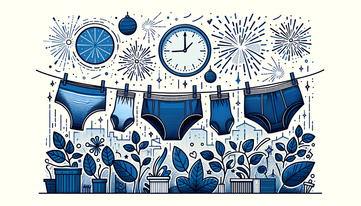 Why Blue Underwear on New Year's Eve Brings Good Luck