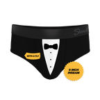 The 009 | Black Tuxedo Ball Hammock® Pouch Underwear Briefs - Shinesty