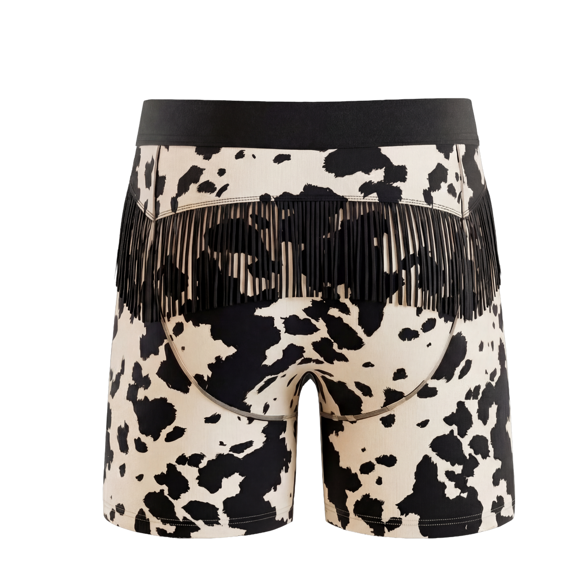 The Graze Escape | Cow Hide Fringe Ball Hammock® Pouch Underwear - Shinesty