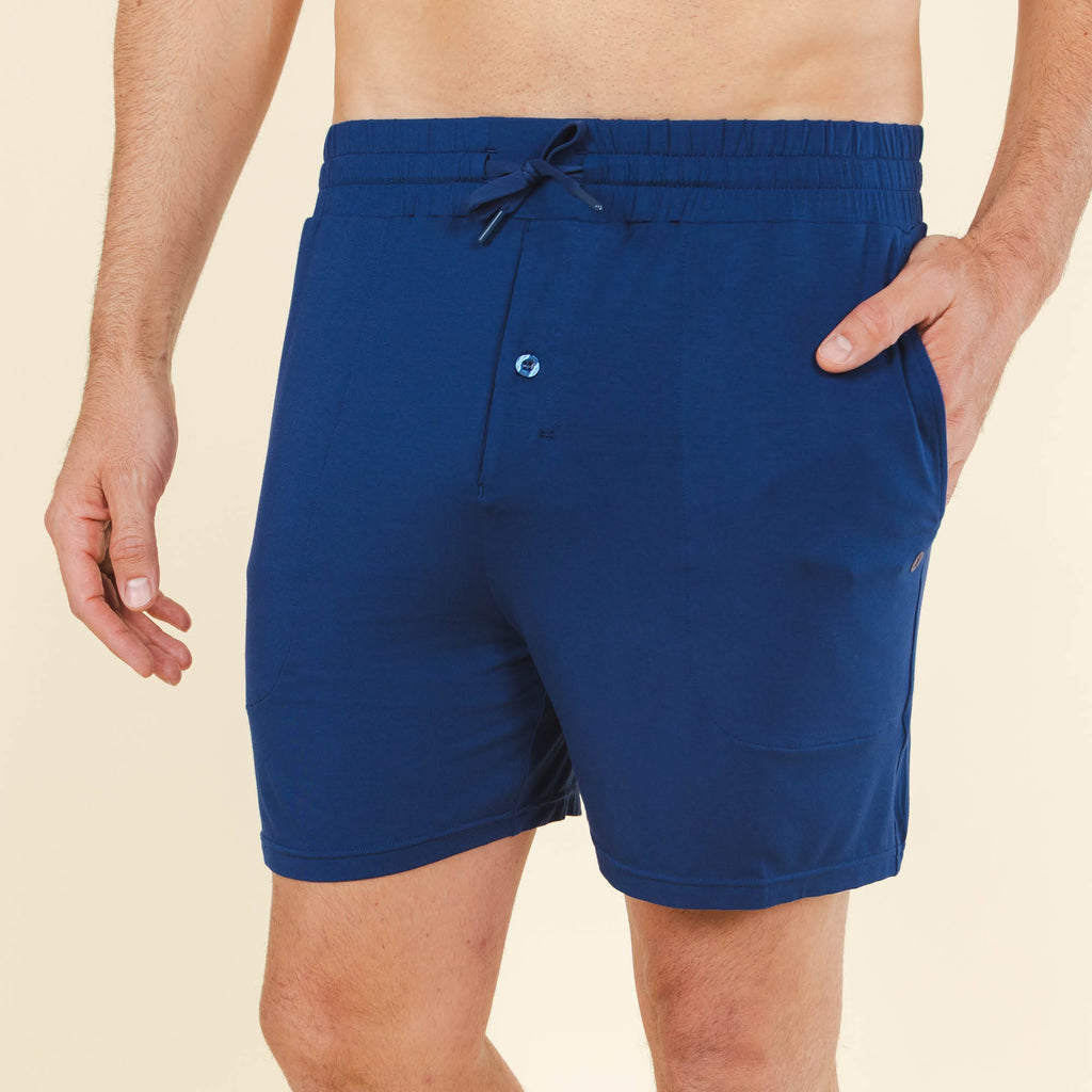 The Big Blue | Navy SleepDeep™ Men’s Pajama Shorts - Shinesty