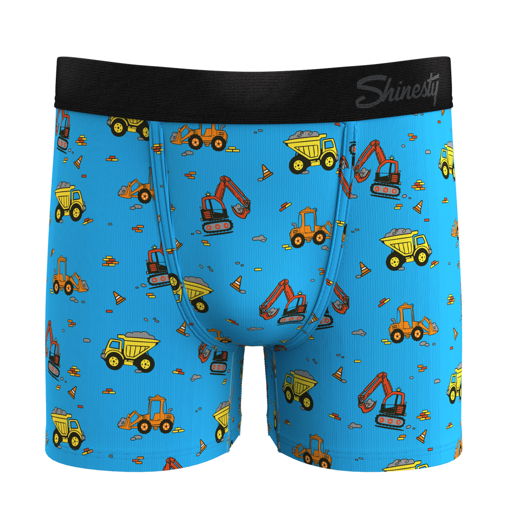 The Dig and Dump | Construction Youth Boxer Briefs - Shinesty