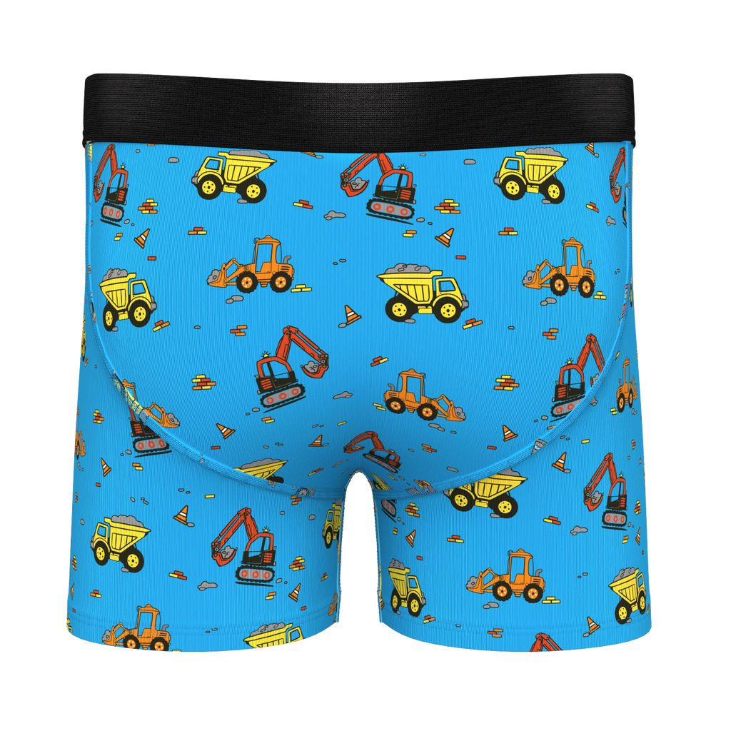 The Dig and Dump | Construction Youth Boxer Briefs - Shinesty