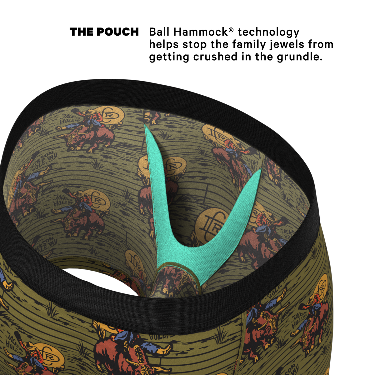 The 1912 | Western Shinesty x Diamond Cross Ranch Ball Hammock® Pouch Underwear - Shinesty