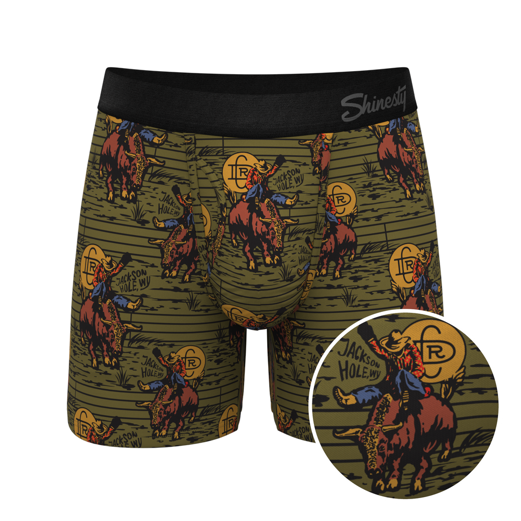 The 1912 | Western Shinesty x Diamond Cross Ranch Ball Hammock® Pouch Underwear With Fly - Shinesty