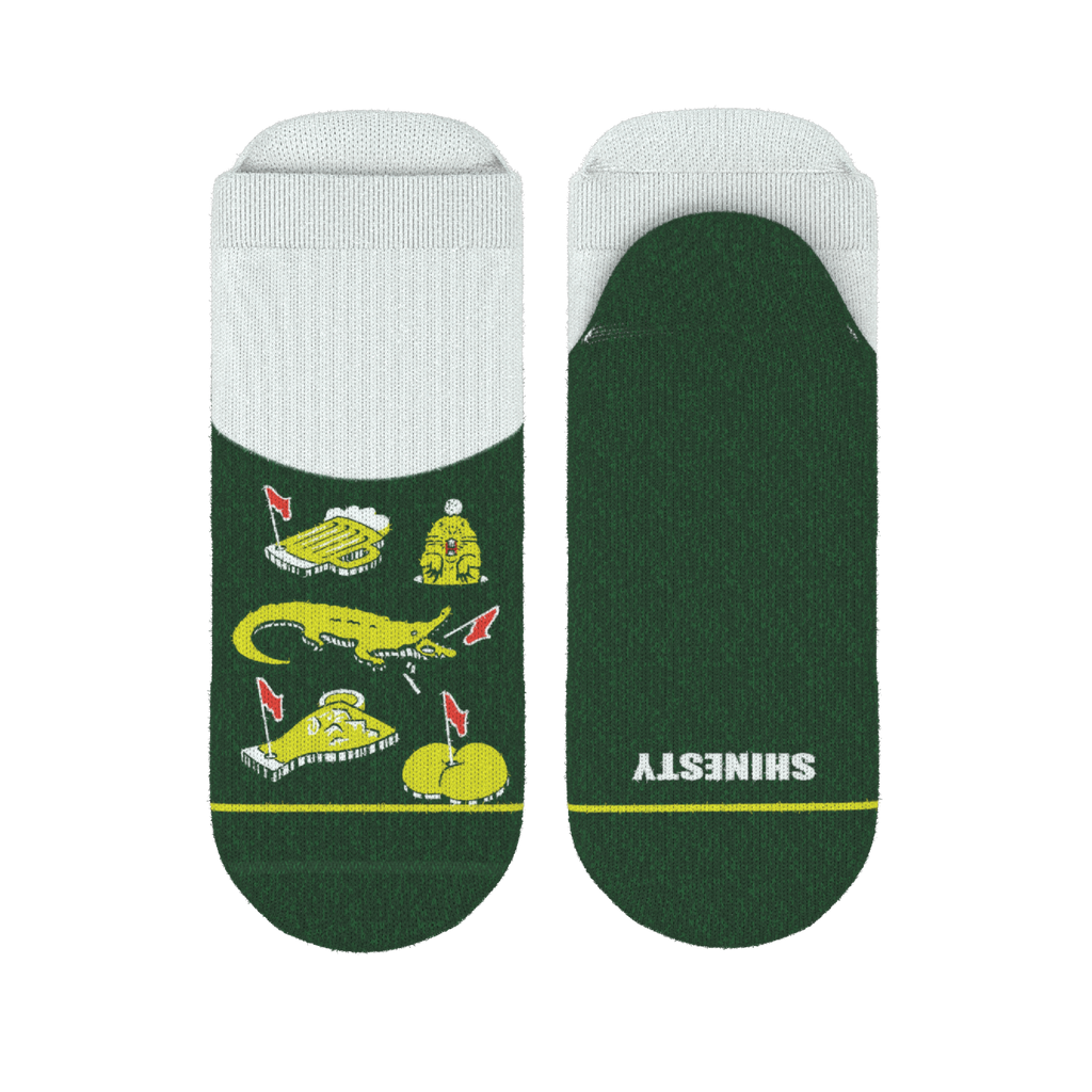 The 19th Hole | Golf Tournament Holes Heel Hammock™ Ankle Socks - Shinesty