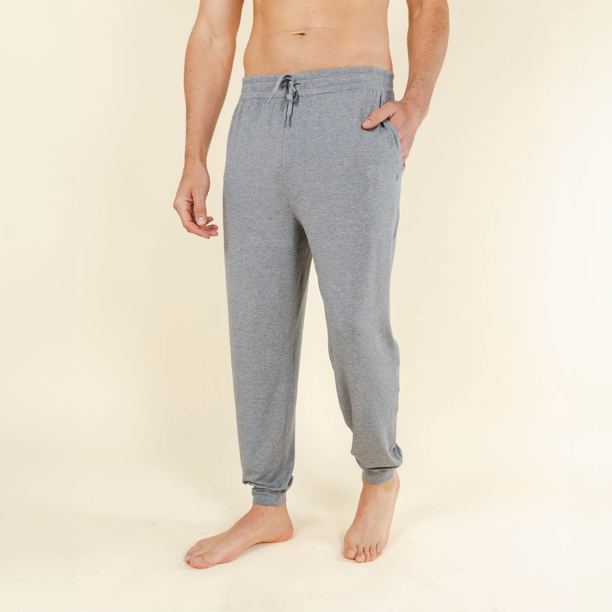 The Rock Solid | Mild Grey SleepDeep™ Men’s Pajama Shirt - Shinesty