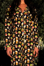 The Potions Pub | Halloween Cocktail SleepDeep™ Women’s Long Sleeve Pajama Set - Shinesty