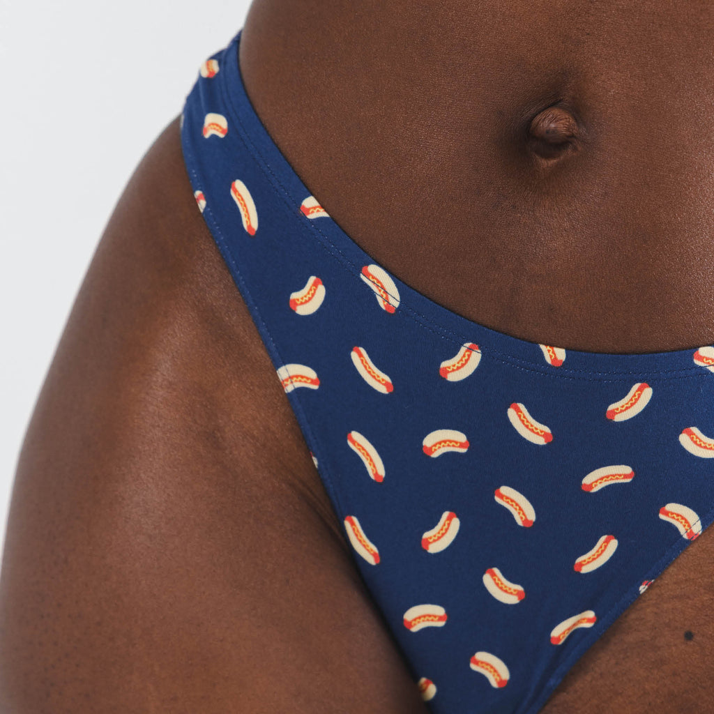 The Itty Bitty Buns | Hotdog MicroModal Thong - Shinesty