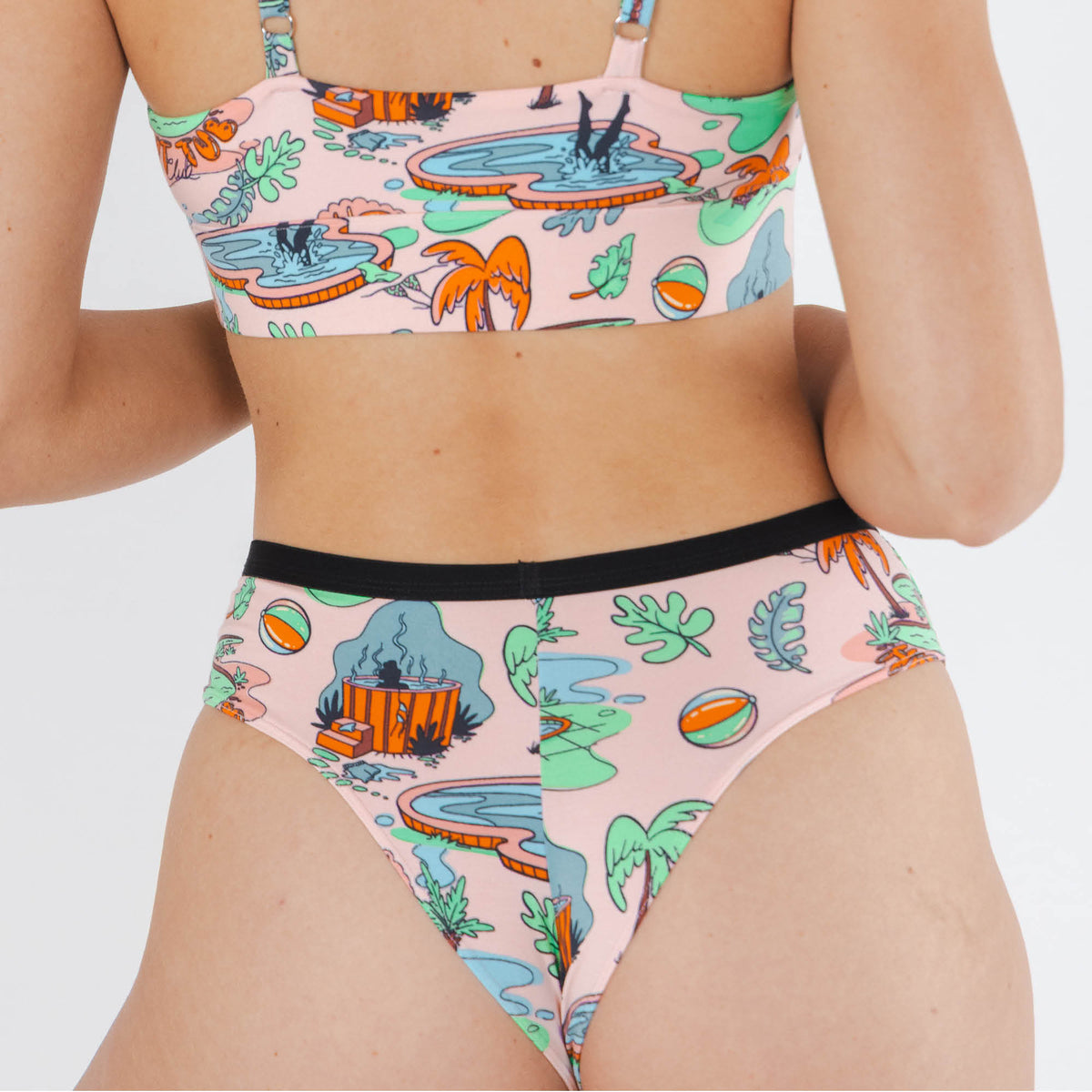 The Motel Hotel | Palm Springs Tropical Cheeky Underwear - Shinesty
