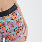 The Go Get 'Em | Abstract Tigers Women’s Boxers - Shinesty