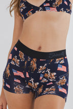 The Bootstraps & Chaps | Americana Cowboy Women’s Boxers - Shinesty