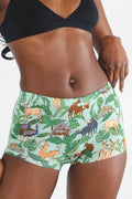 The Hornography | Tropical Animals Modal Boyshort Underwear - Shinesty