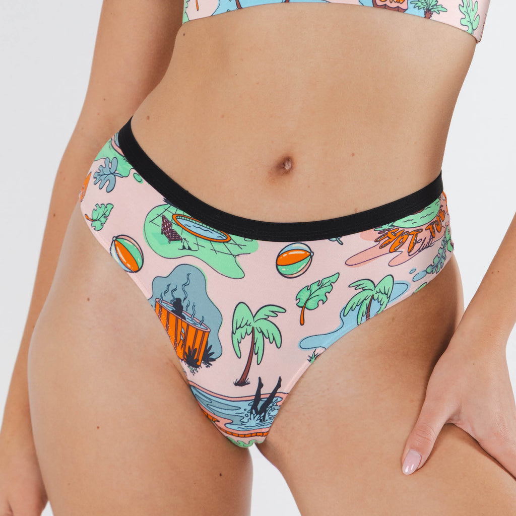 The Motel Hotel | Palm Springs Tropical Cheeky Underwear - Shinesty
