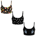 The Haunted Trio | Boob Hammock™ Scoop Bralette 3 Pack - Shinesty