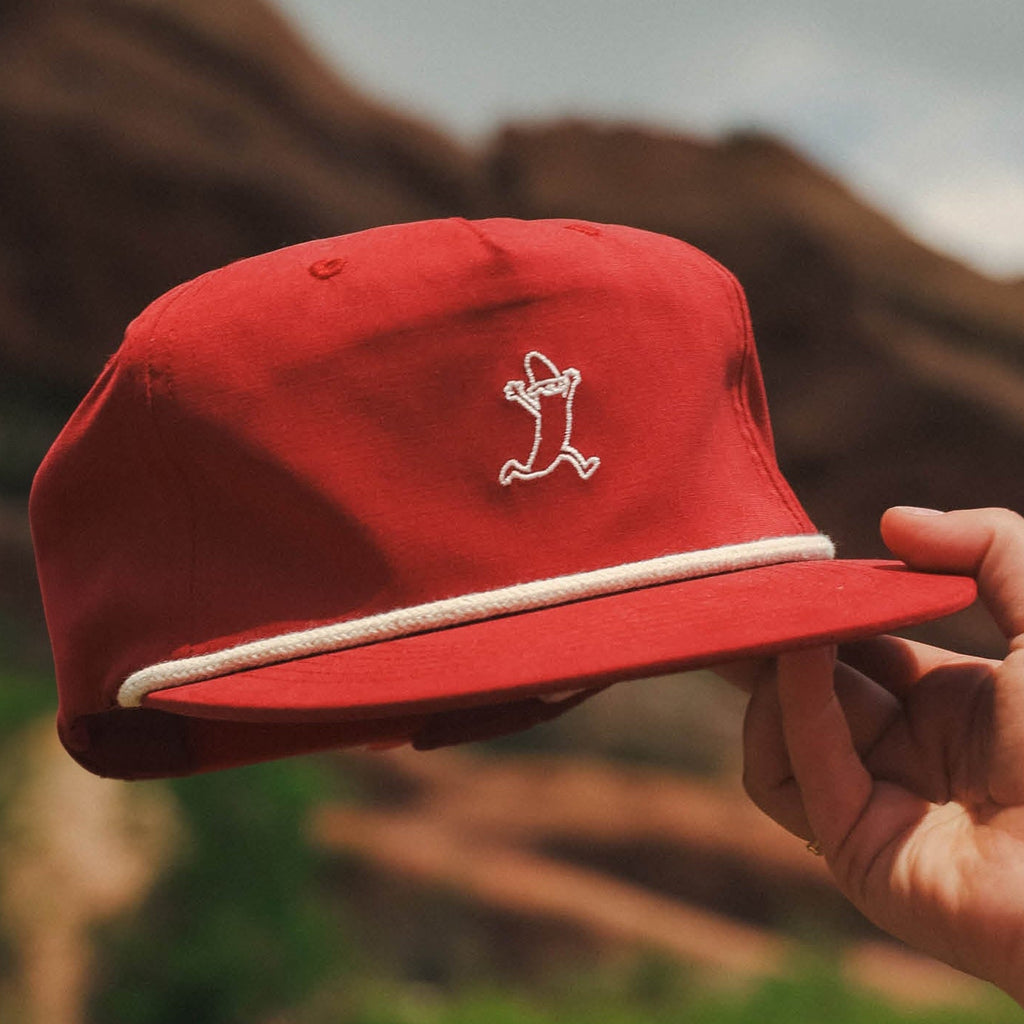 The Peel Out | Cardinal Red Banana Snapback Hat - Shinesty