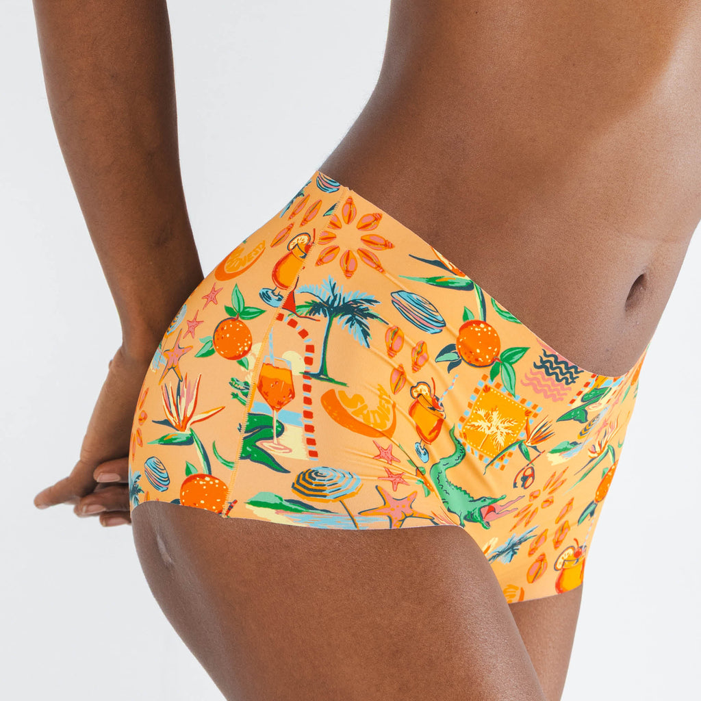 The Sunshine State | Creamsicle Summer Women’s Seamless Boyshort - Shinesty