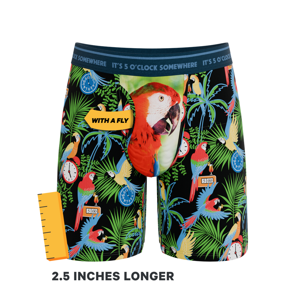 The 5 O'Clock Somewhere | Margaritaville® Ball Hammock® Boxer - Long Leg - Shinesty