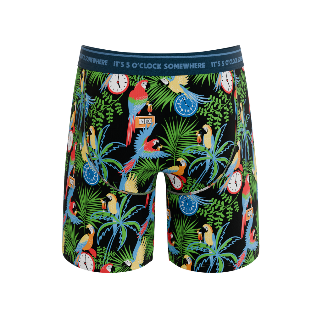 The 5 O'Clock Somewhere | Margaritaville® Ball Hammock® Boxer - Long Leg - Shinesty
