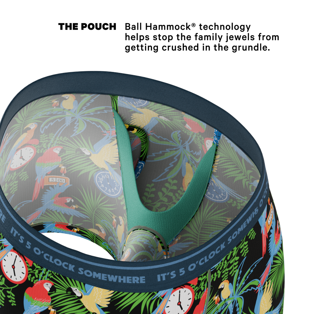 The 5 O'Clock Somewhere | Margaritaville® Ball Hammock® Pouch Underwear With Fly - Shinesty