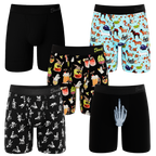 The Halloweird | Long Leg Ball Hammock® Pouch Underwear With Fly 5 Pack - Shinesty