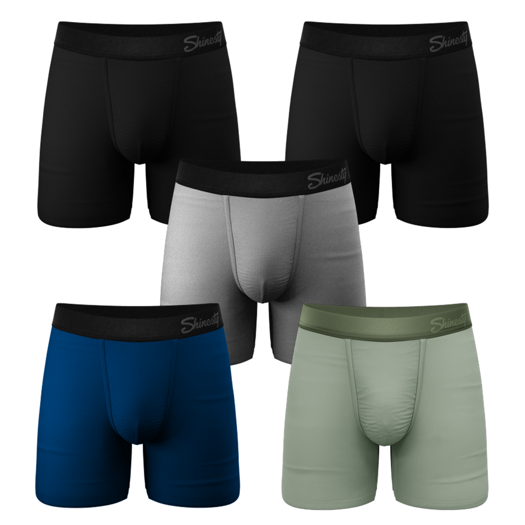 The 5 Solids | Ball Hammock® Boxer Brief 5 Pack - Shinesty