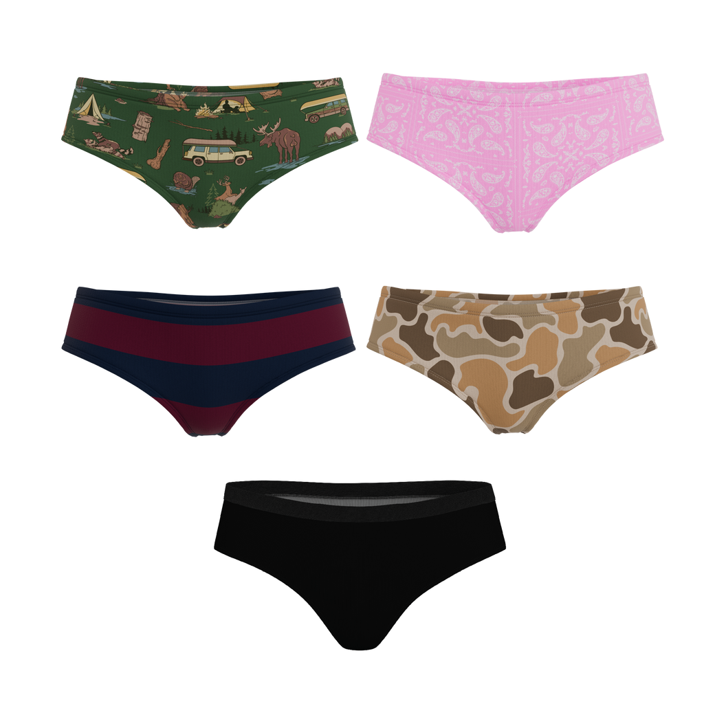 The Happy Trails | Cheeky Underwear 5 Pack - Shinesty