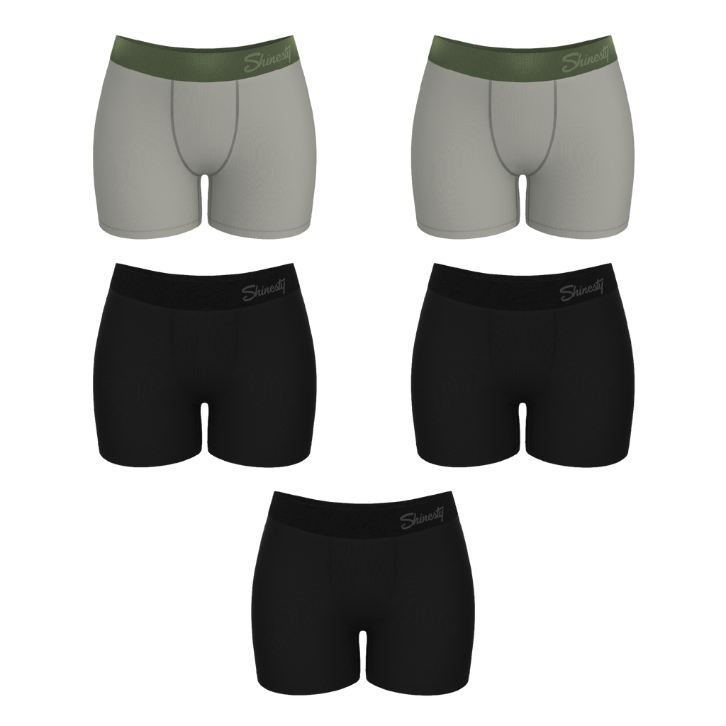 The Evergreen | Women's Boxers 5 Pack - Shinesty