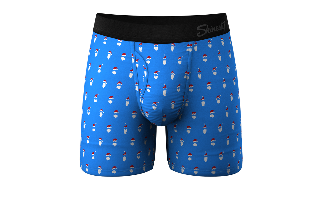 The 50 Shades Of Santa | Holiday Ball Hammock® Pouch Underwear With Fly - Shinesty