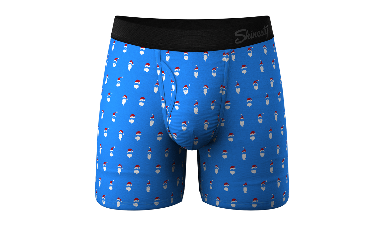 The 50 Shades Of Santa | Holiday Ball Hammock® Pouch Underwear With Fly - Shinesty