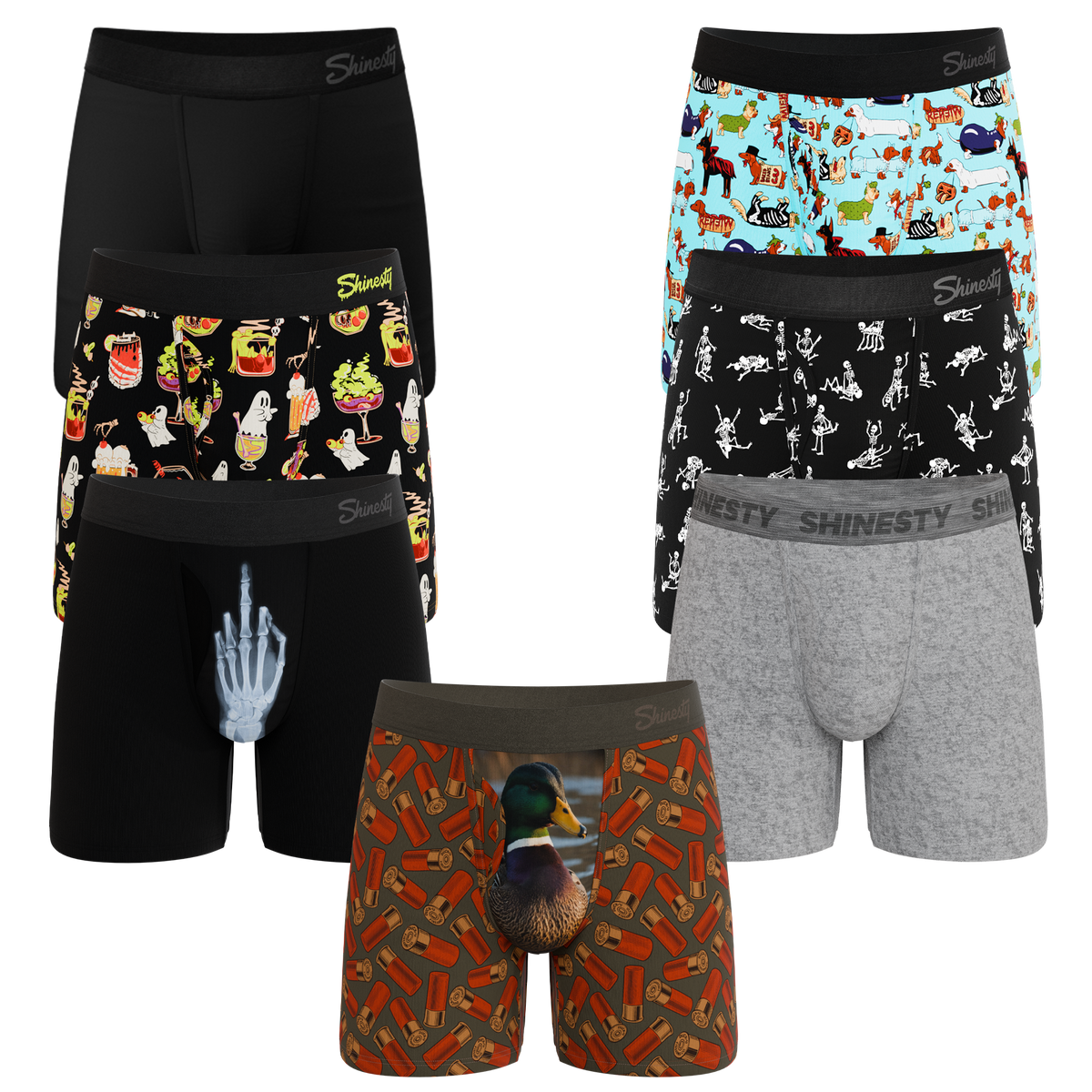 The Boo Crew | Ball Hammock® Pouch Boxer Briefs with Fly 7 Pack - Shinesty