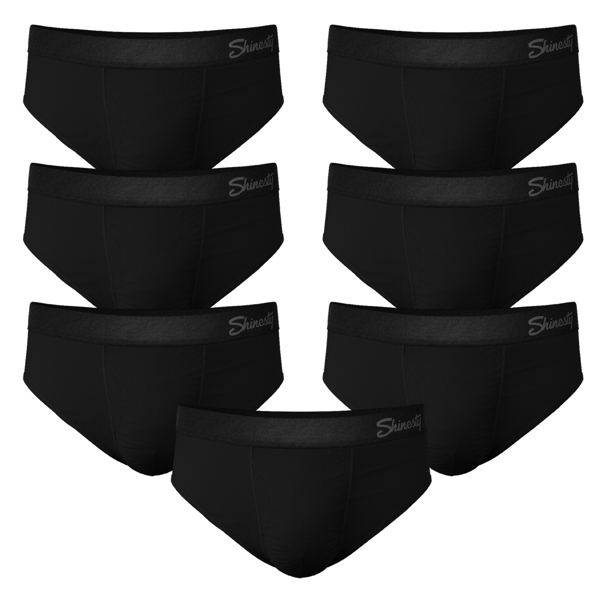The Threat Level Midnight | Black Ball Hammock® Pouch Underwear Briefs 7 Pack - Shinesty