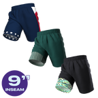 The AMRAP | Ball Hammock® 9 Inch Athletic Shorts 3 Pack - Shinesty