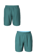 The Ace Angler | Teal and Bass Ball Hammock® 9 Inch Athletic Shorts - Shinesty