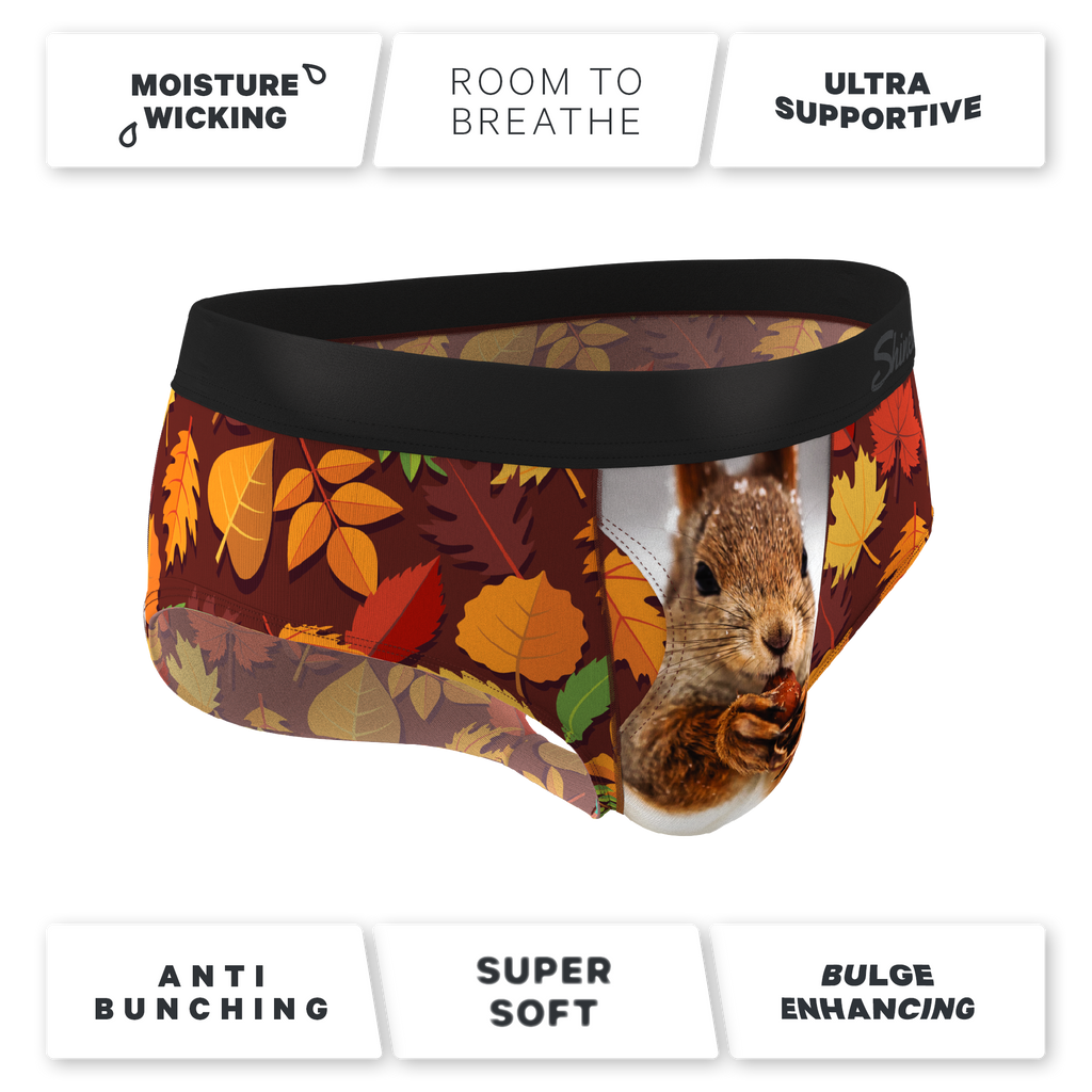 The Acorn Hoard | Squirrel Ball Hammock® Pouch Underwear Briefs - Shinesty