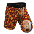 The Acorn Hoard | Squirrel Ball Hammock® Boxer - Long Leg - Shinesty