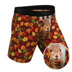 The Acorn Hoard | Squirrel Ball Hammock® Boxer - Long Leg - Shinesty