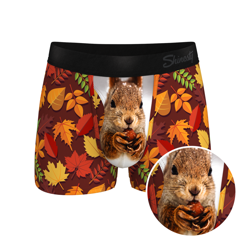 The Acorn Hoard | Squirrel Ball Hammock® Pouch Trunks Underwear - Shinesty