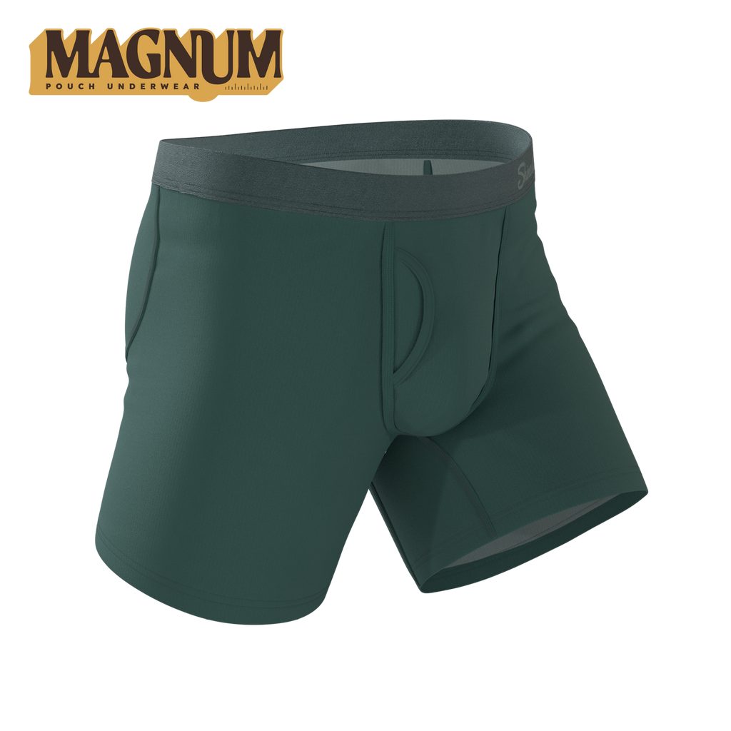 The Alloy | Dark Teal Ball Hammock® Magnum Big Pouch Underwear - Shinesty