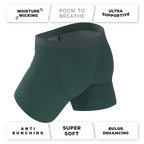 The Alloy | Dark Teal Ball Hammock® Pouch Underwear - Shinesty