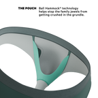 The Alloy | Dark Teal Ball Hammock® Pouch Underwear Briefs - Shinesty