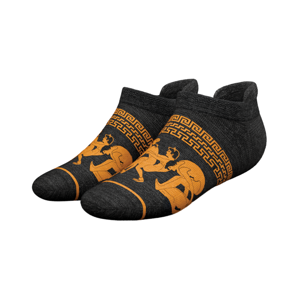The Ancient Twister | Vase Heel Hammock™ Ankle Socks - Shinesty
