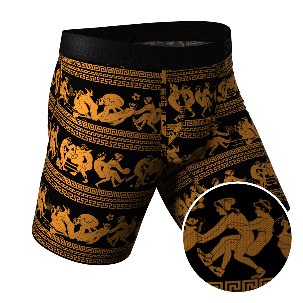 The Ancient Twister | Vase Ball Hammock® Boxer - Long Leg - Shinesty