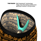 The Ancient Twister | Vase Ball Hammock® Boxer - Long Leg - Shinesty