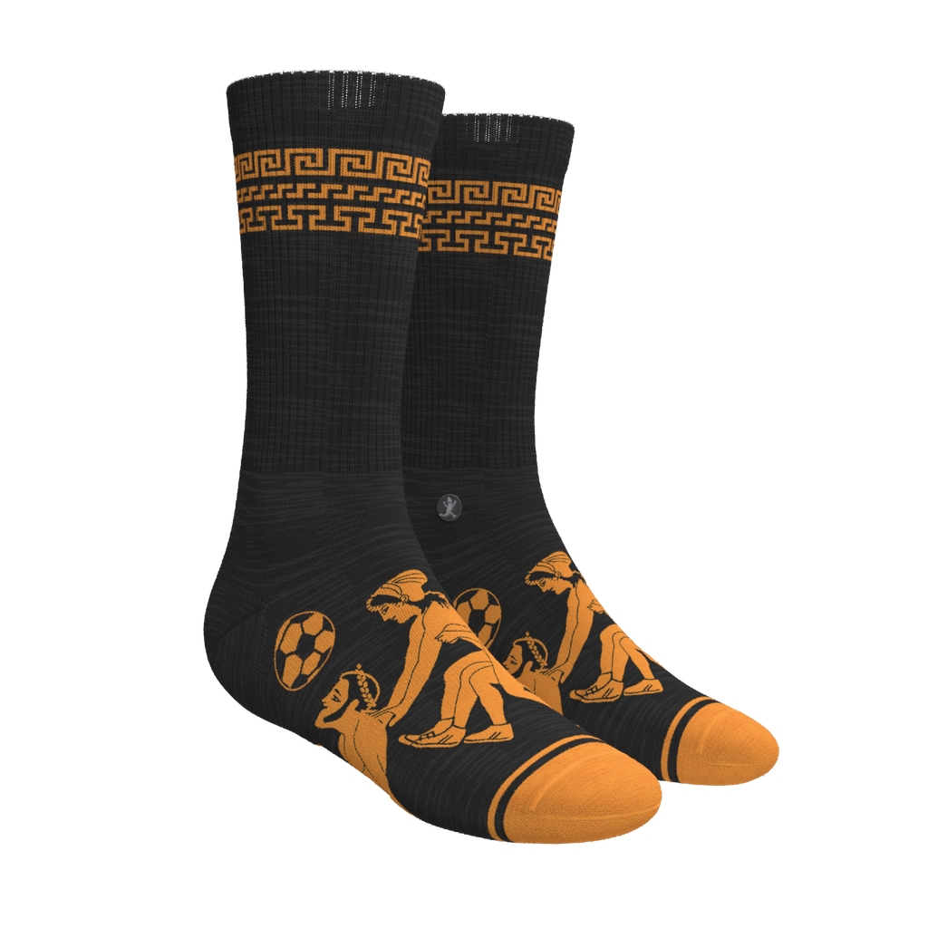 The Ancient Twister | Vase Heel Hammock™ Crew Socks - Shinesty