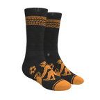 The Ancient Twister | Vase Heel Hammock™ Crew Socks - Shinesty