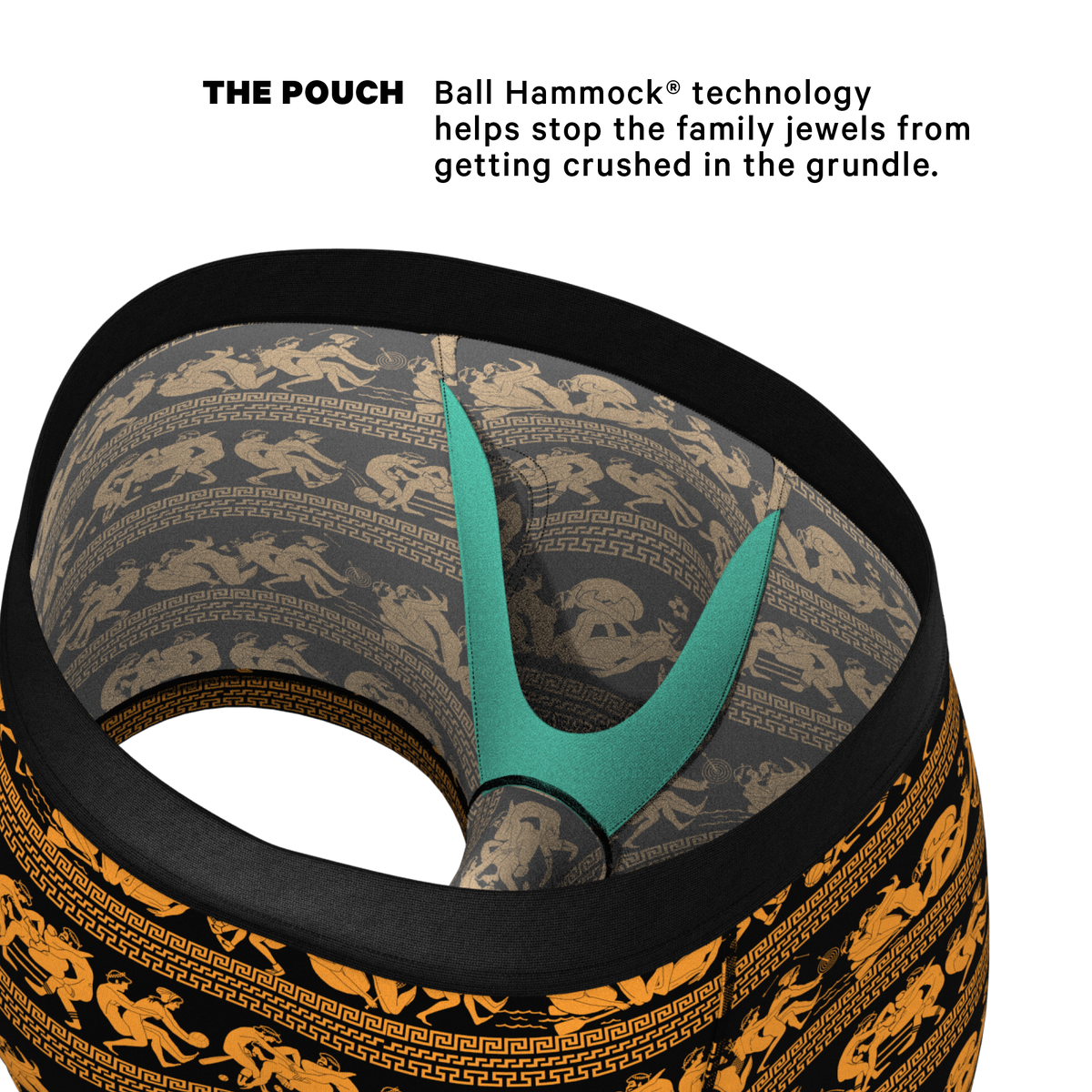 The Ancient Twister | Vase Ball Hammock® Pouch Trunks Underwear - Shinesty