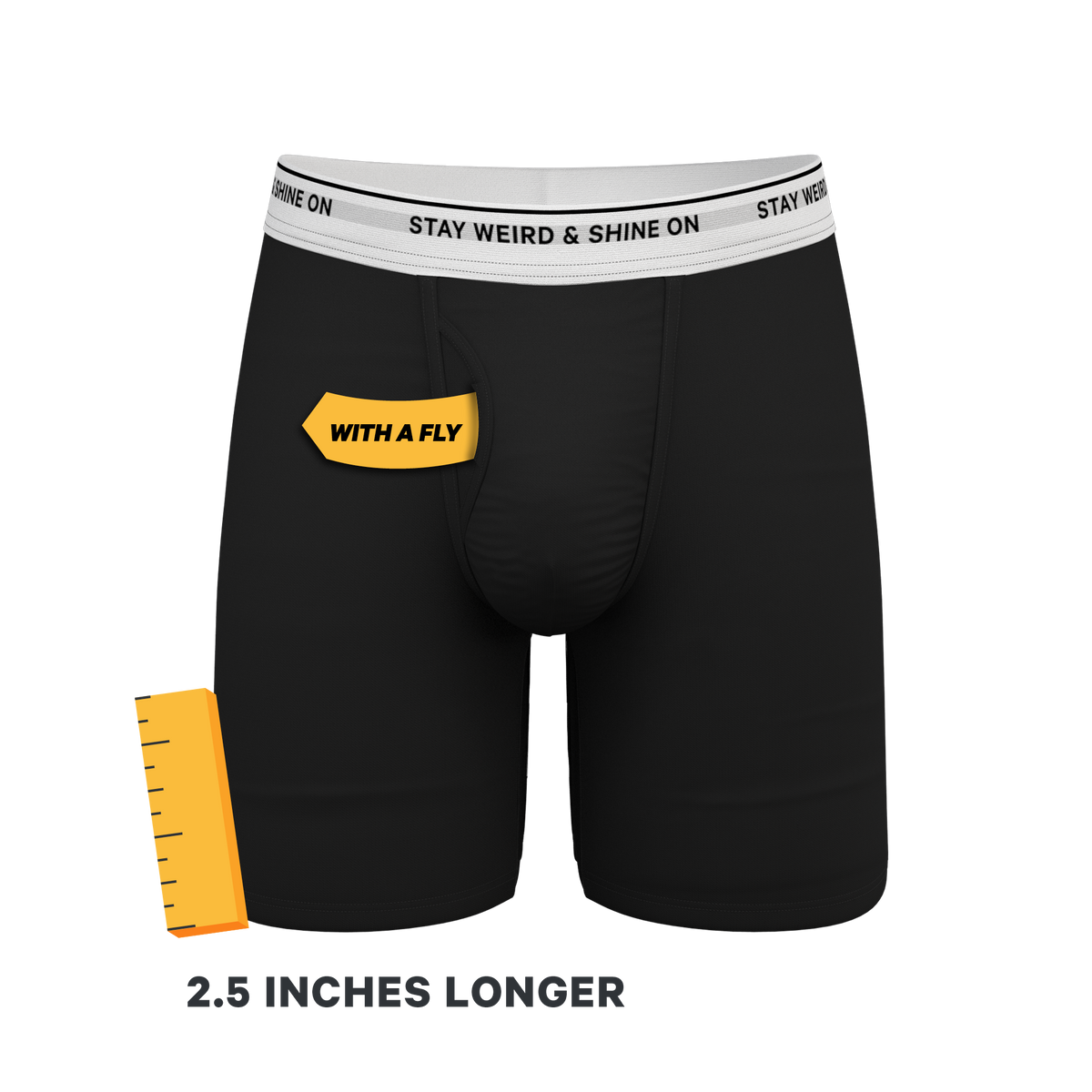 The Anthem | Black Ball Hammock® Boxer - Long Leg - Shinesty