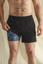 The Anti-Bounce | Black Ball Hammock® 5 Inch Athletic Shorts - Shinesty