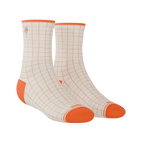 The Aperolaholic | Spritz Heel Hammock™ Quarter Crew Socks - Shinesty