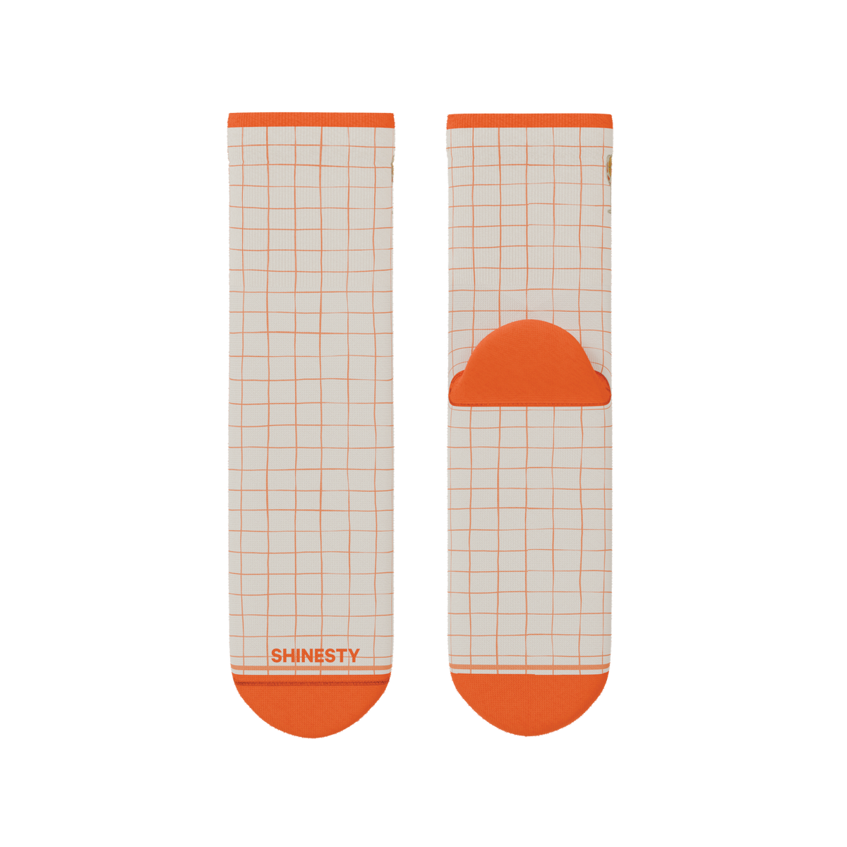 The Aperolaholic | Spritz Heel Hammock™ Quarter Crew Socks - Shinesty